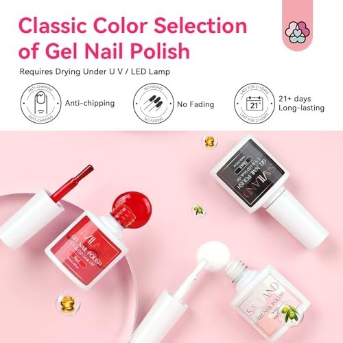 SAVILAND Acrylic Nail Kit with Drill and UV Light for Beginners