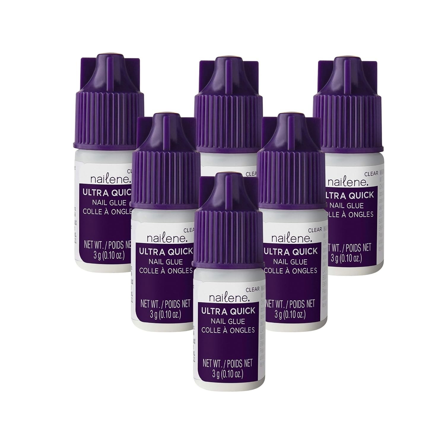 Maximum Strength Nail Glue – Ultra Quick 6 Pack for Press-Ons and Nail Repairs