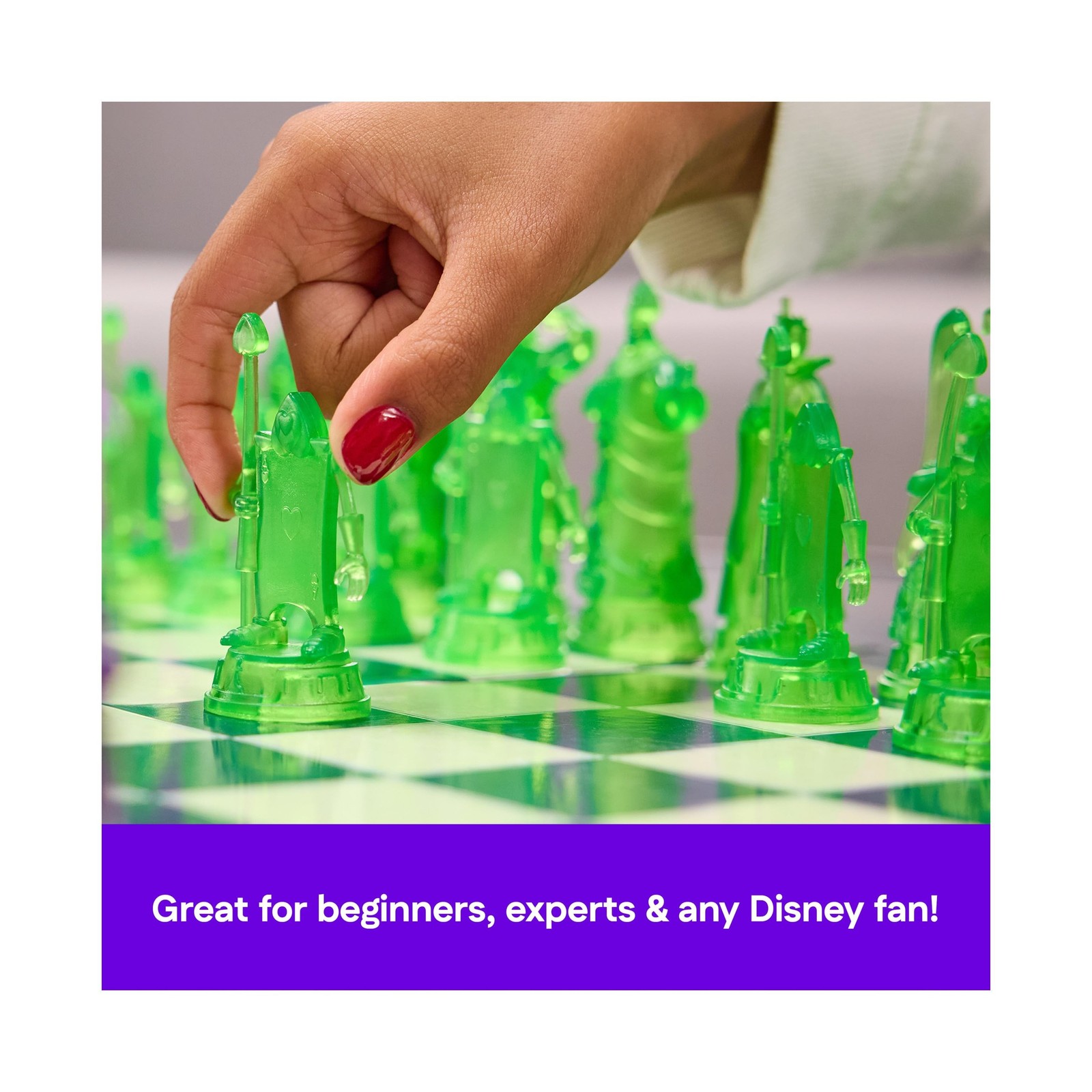 Spin Master Games, Disney Villains Chess Set for Adults & Kids, Pla… Fast Ship