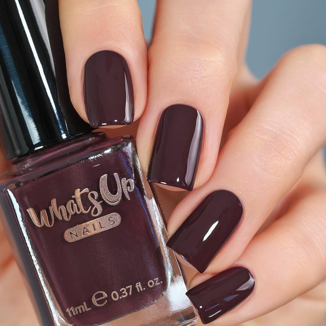 Tasting Trip Regular Polish (Dark Burgundy Brown Creme), Polish for Nail Art