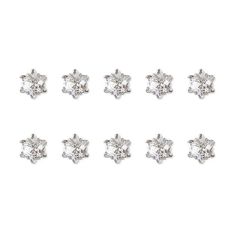 10x Irregular Shape Nail Rhinestones Nails Art Charms Heart Nail Crystals Gems
