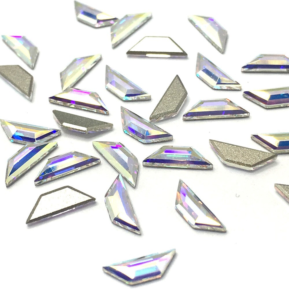 Swarovski Flatbacks No-Hotfix Rhinestones CRYSTAL AB (001 AB) “Pick Your Shape”