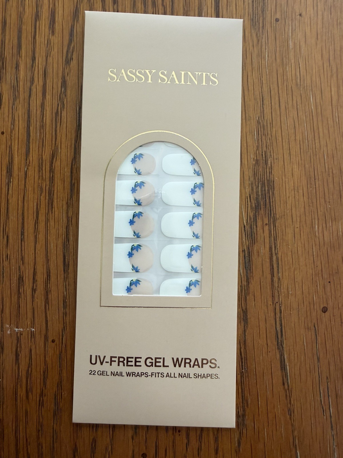 Sassy Saints UV Free Gel Nail Wraps Set of 4 – ALL NEW