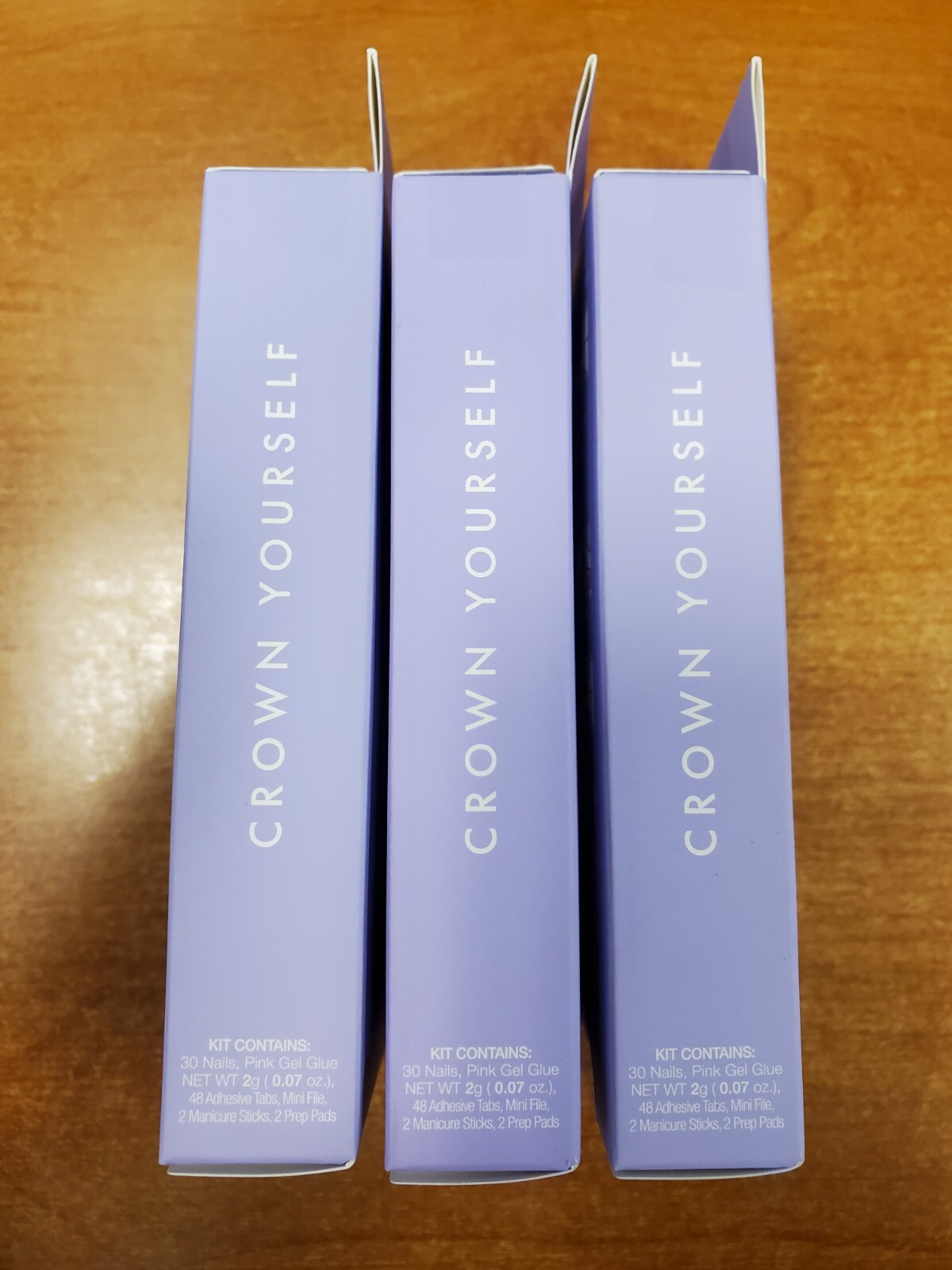 3 Boxes: KISS Majestic Press-On Nails ‘Maestro’ Pink Medium Almond (9059) W6D