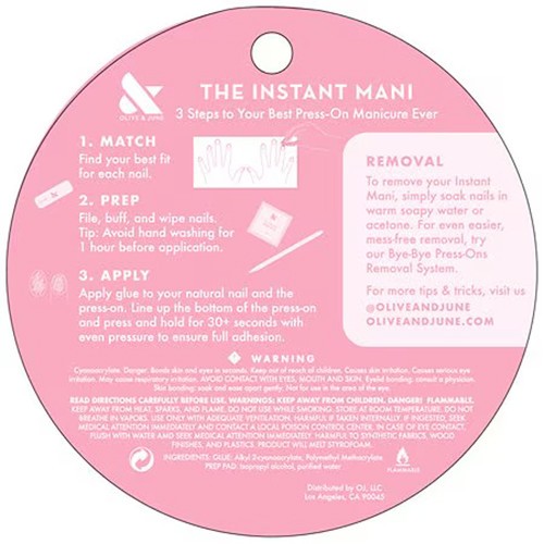 Olive & June The Instant Mani Press On Nails YOU CHOOSE (L28)