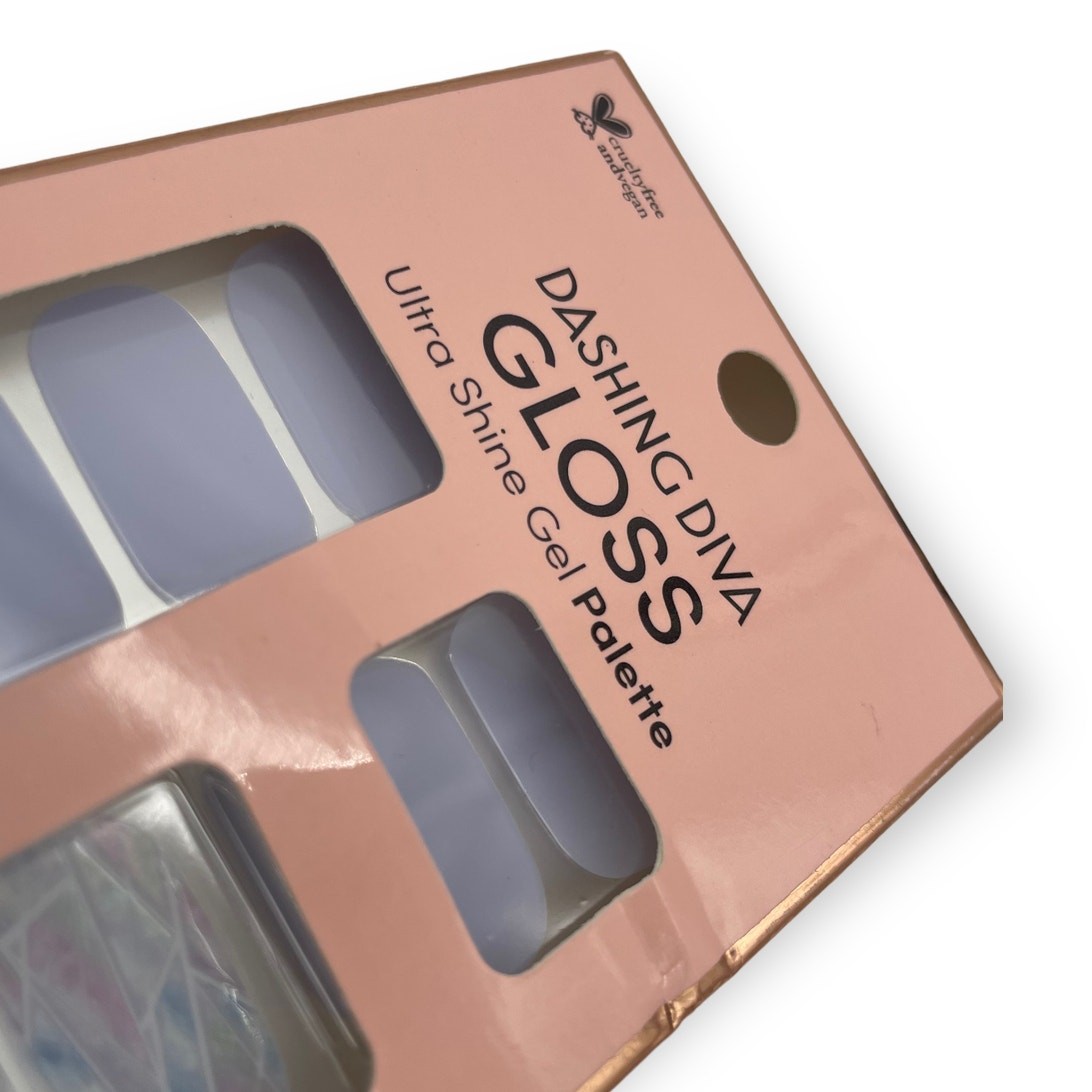Dashing Diva Gloss Nail Strips, Gleam Queen, Easy-to-Apply & Long-Lasting