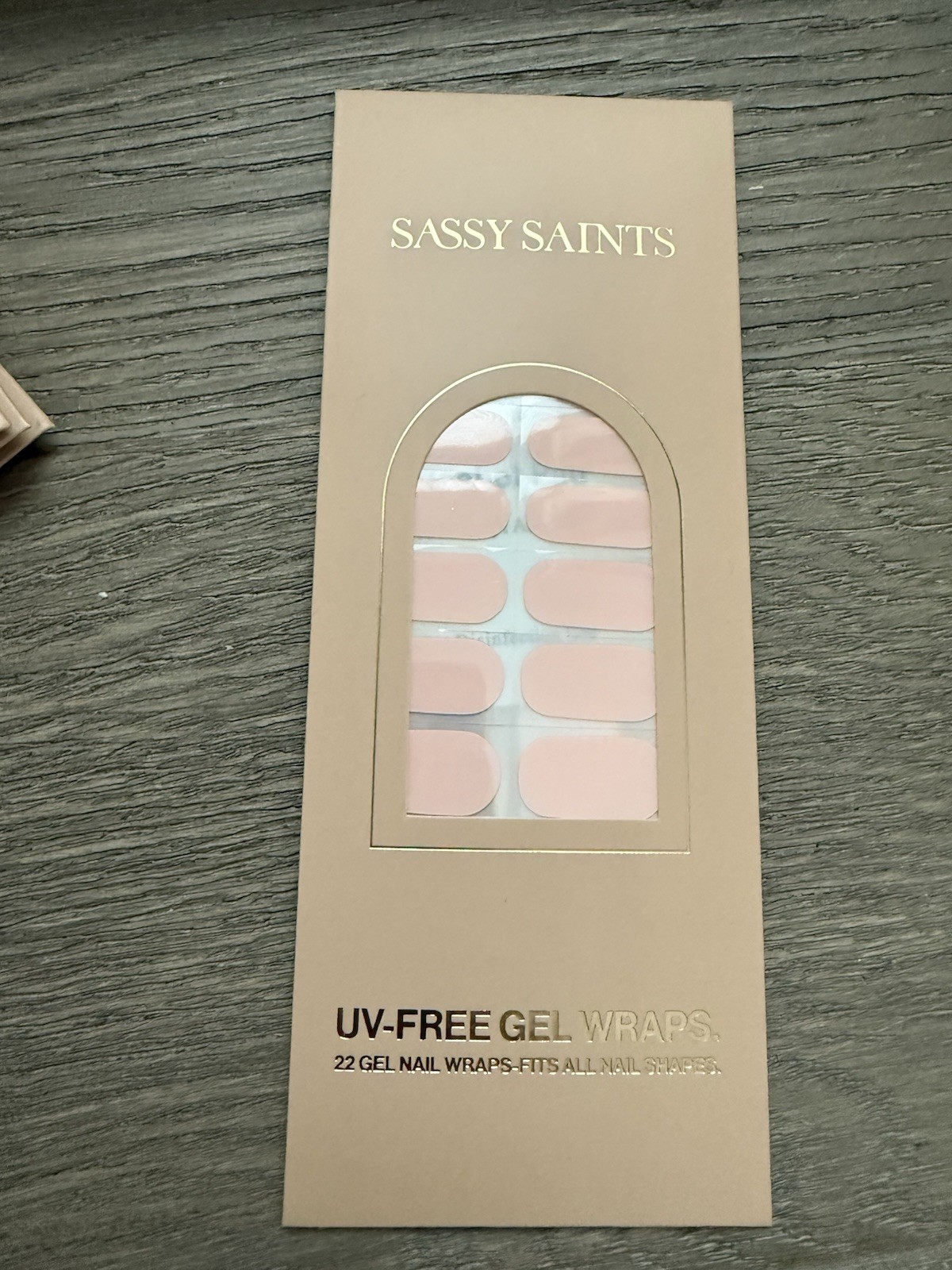 Sassy Saints UV Free Gel Nail Wraps- NEW Marshmallow Drip