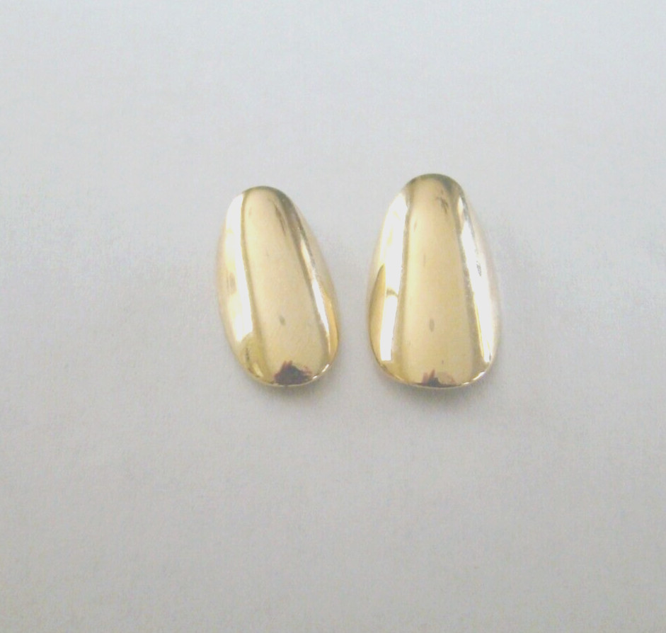 2/$18! WONDERFUL LIFETIME 14KT GOLD PLATED MED/LGE PLAIN REUSABLE FINGERNAILS