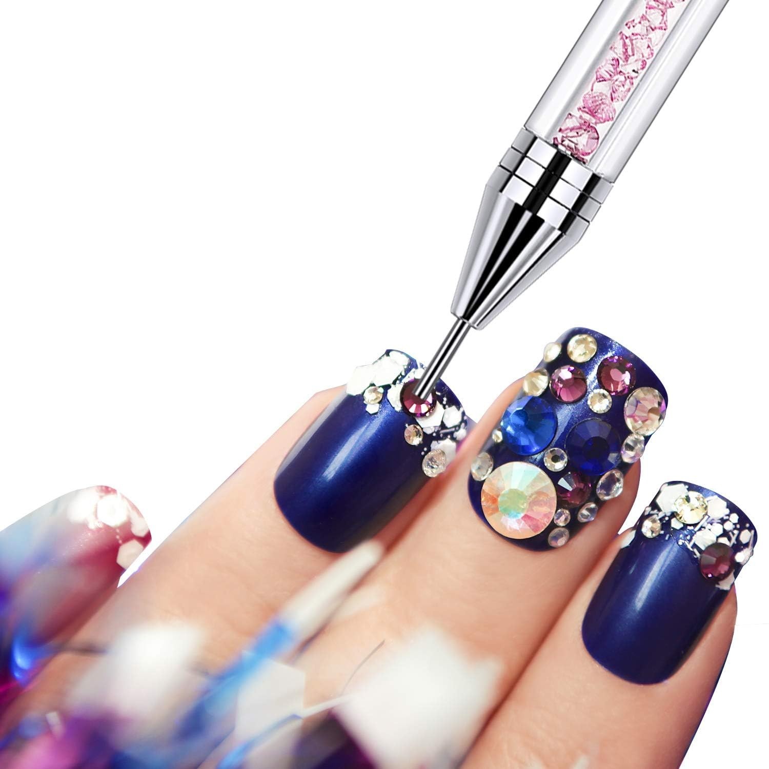 Quality Rhinestone Dotting Pens with Wax Tip – Perfect for Nail Enthusiasts