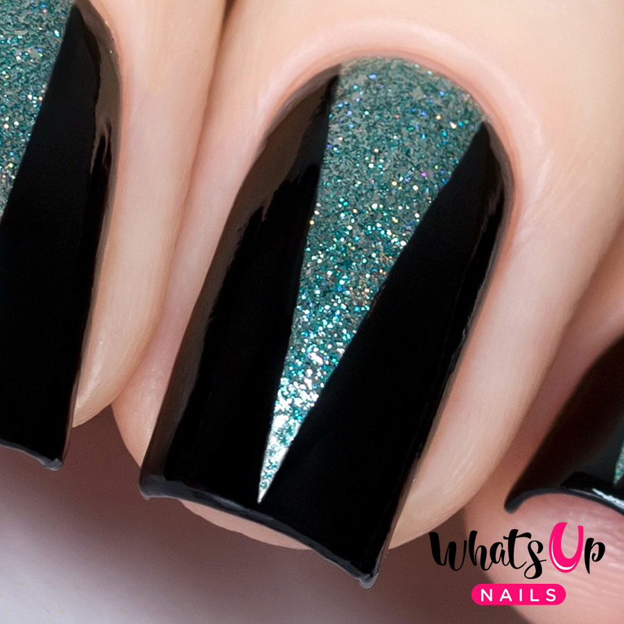 Whats Up Nails Triangle Tape for Nails, Aztec Nail Stencils, Nail Vinyls