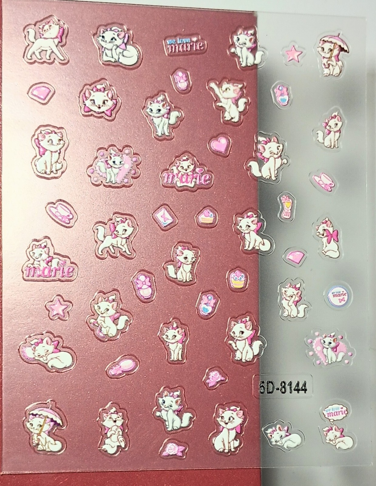 Adorable Marie Nail 5D Magic: Exquisite Embossed Art for a Salon-Quality Finish