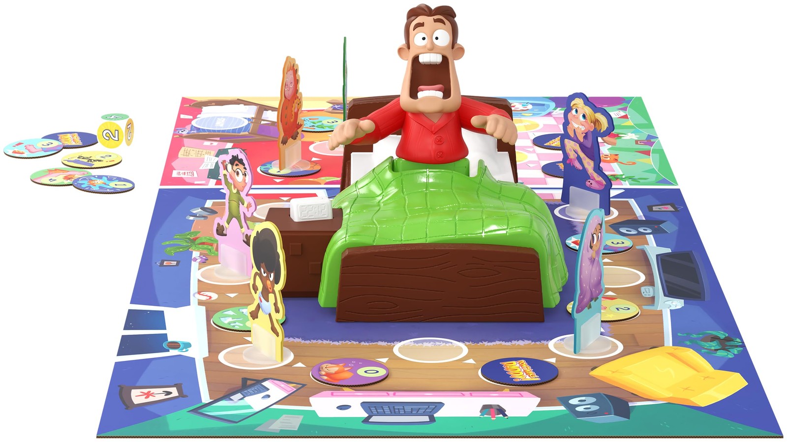 Goliath Don’t Wake Daddy Board Game | Surprise 26.25 cubic inches, Multicolor