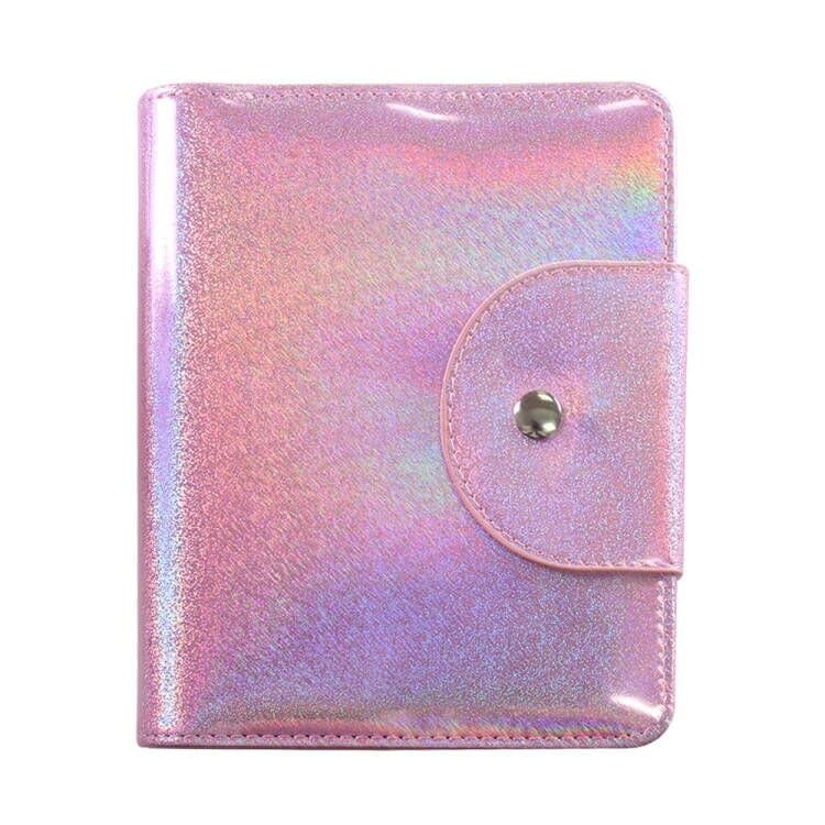 VNC 20 Slots Nail Art Stamp Plate Holder Stamping Plates Storage Bag C-Pink