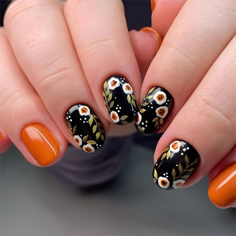 Reusable Winter Press On Nail Snowflake Design Quick Adhesive Not Needed Tool