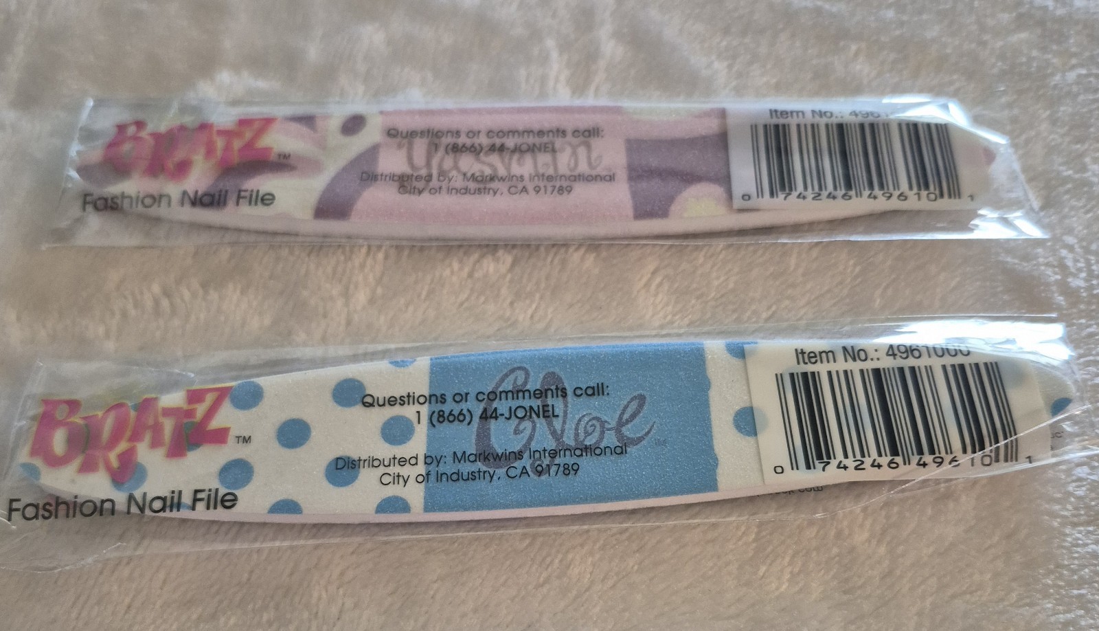 Lot of 2 – Bratz fashion nail file BRAND NEW