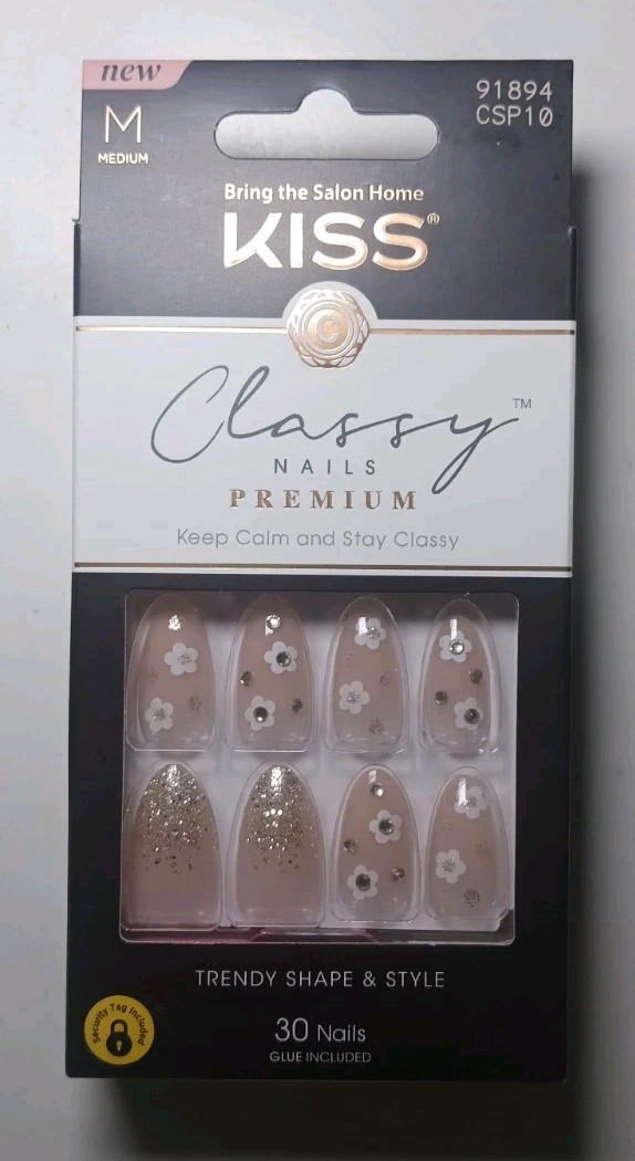 Kiss Classy Premium Nails Of 6 Pack -NEW-