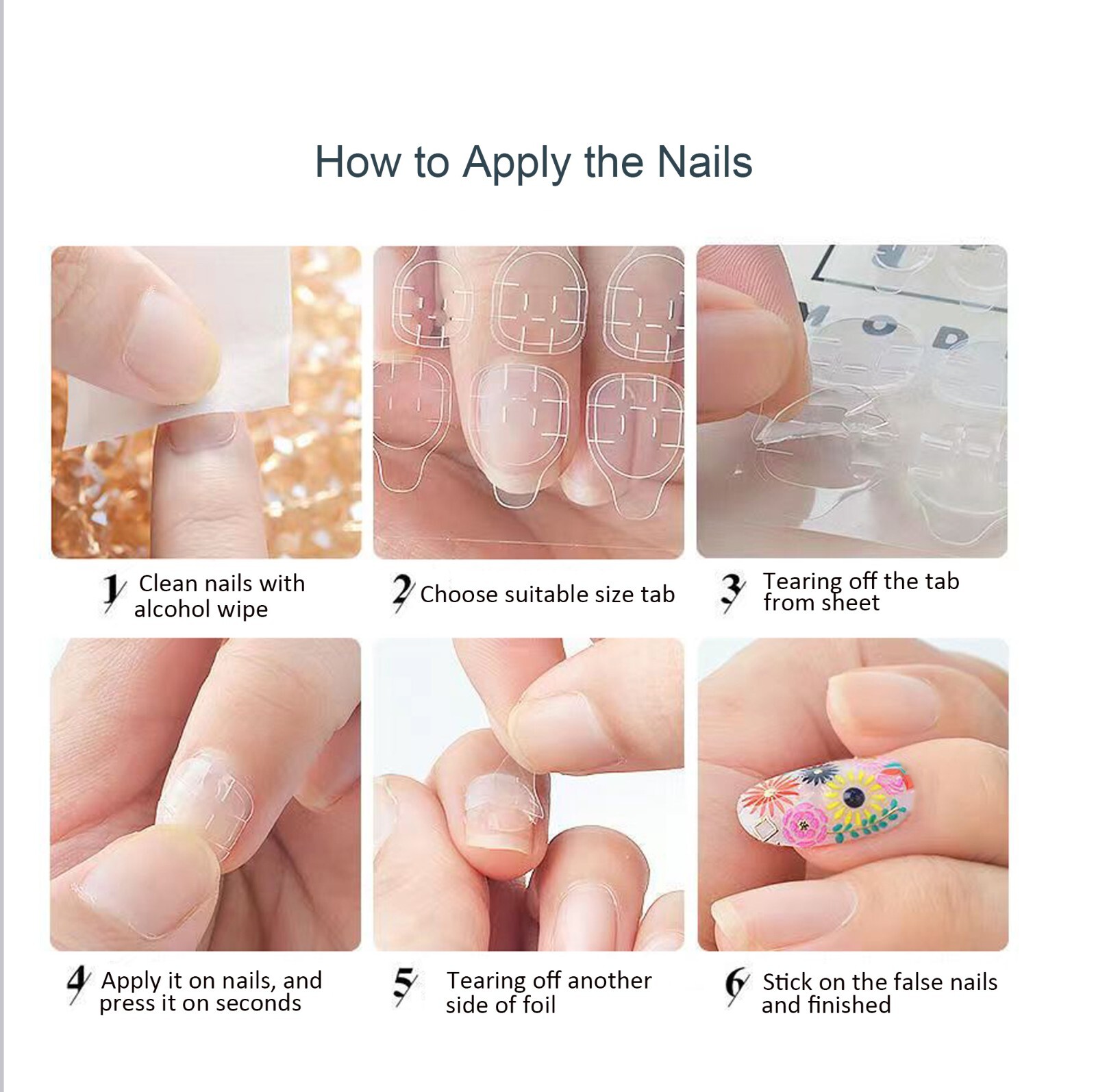 Wholesale Adhesive Tabs Double-Sided Stickers for False Fake Nail Tip Glue Tape