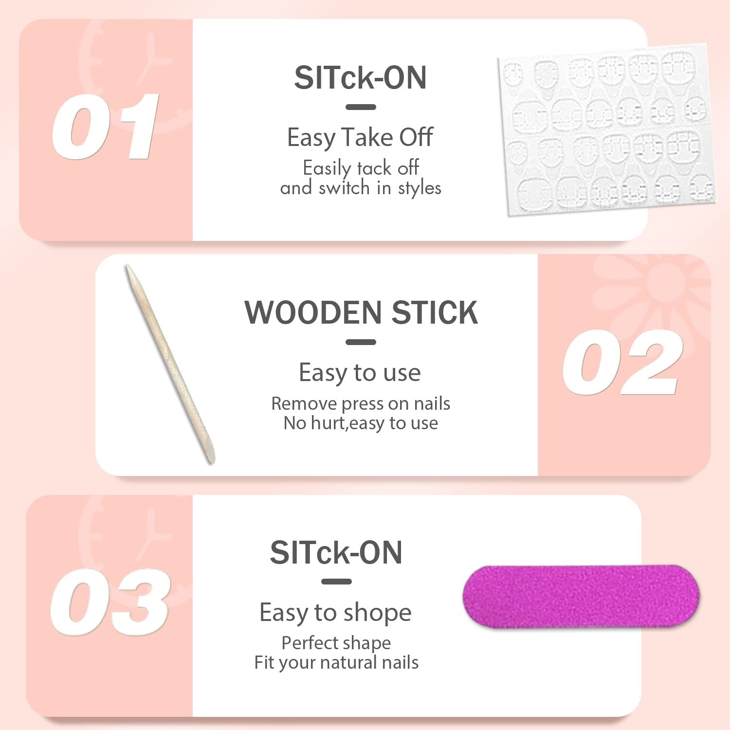 Natural Thick Extra Short French Tip Nails – 30 Pcs for Effortless Elegance