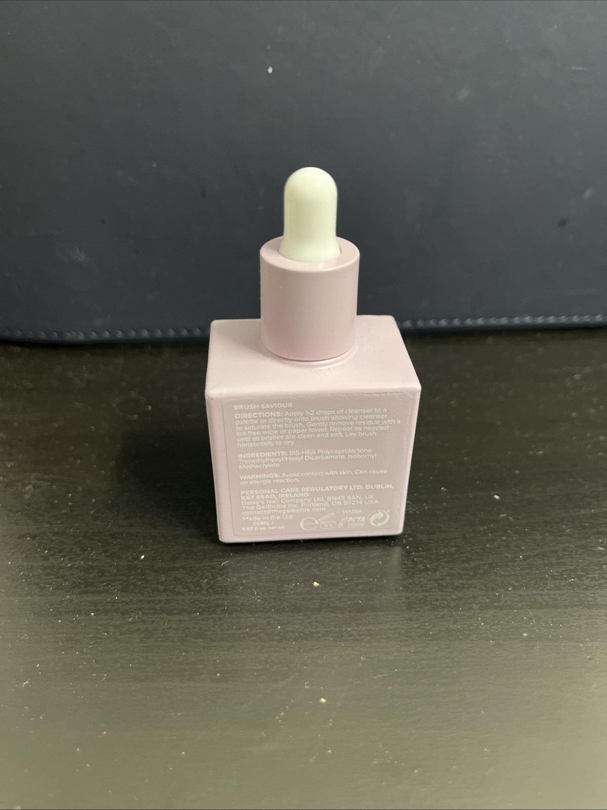 The Gelbottle Inc Brush Savior and DND Kolinsky Japan Brush