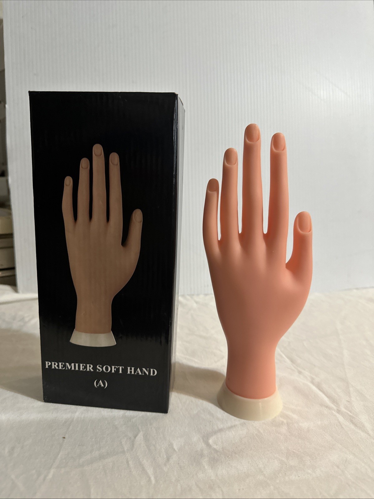 Premier Soft Hand (A) Nail Tech Training Hand Movable Fake Fingers