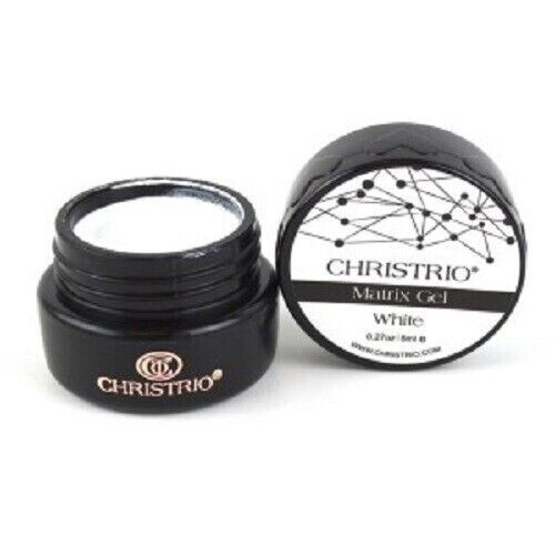 New!! 2pk Christrio Matrix Gel “White” 0.27oz/8ml W/Box – Fast Shipping