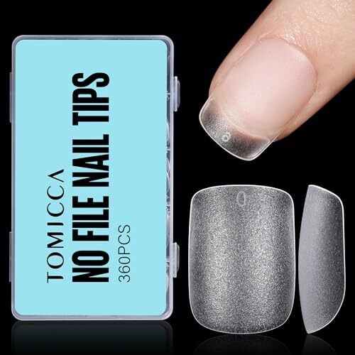 Square Nail Tips – Extra Short Nails, 360Pcs Acrylic Pre extra short square