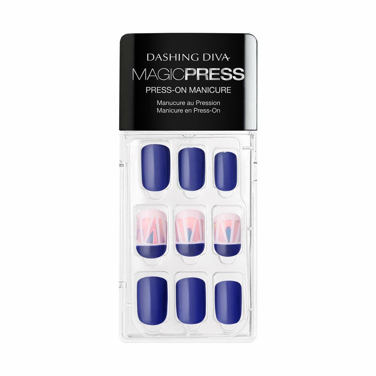 Dashing Diva & Impress Press-on Nails Small & Med Assorted Colors & Accents