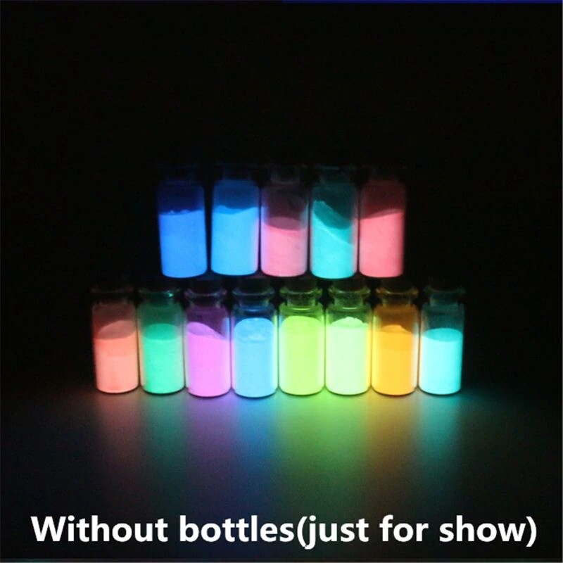 Glow In The Dark Acrylic Paint Luminous Pigment Fluorescent Powder