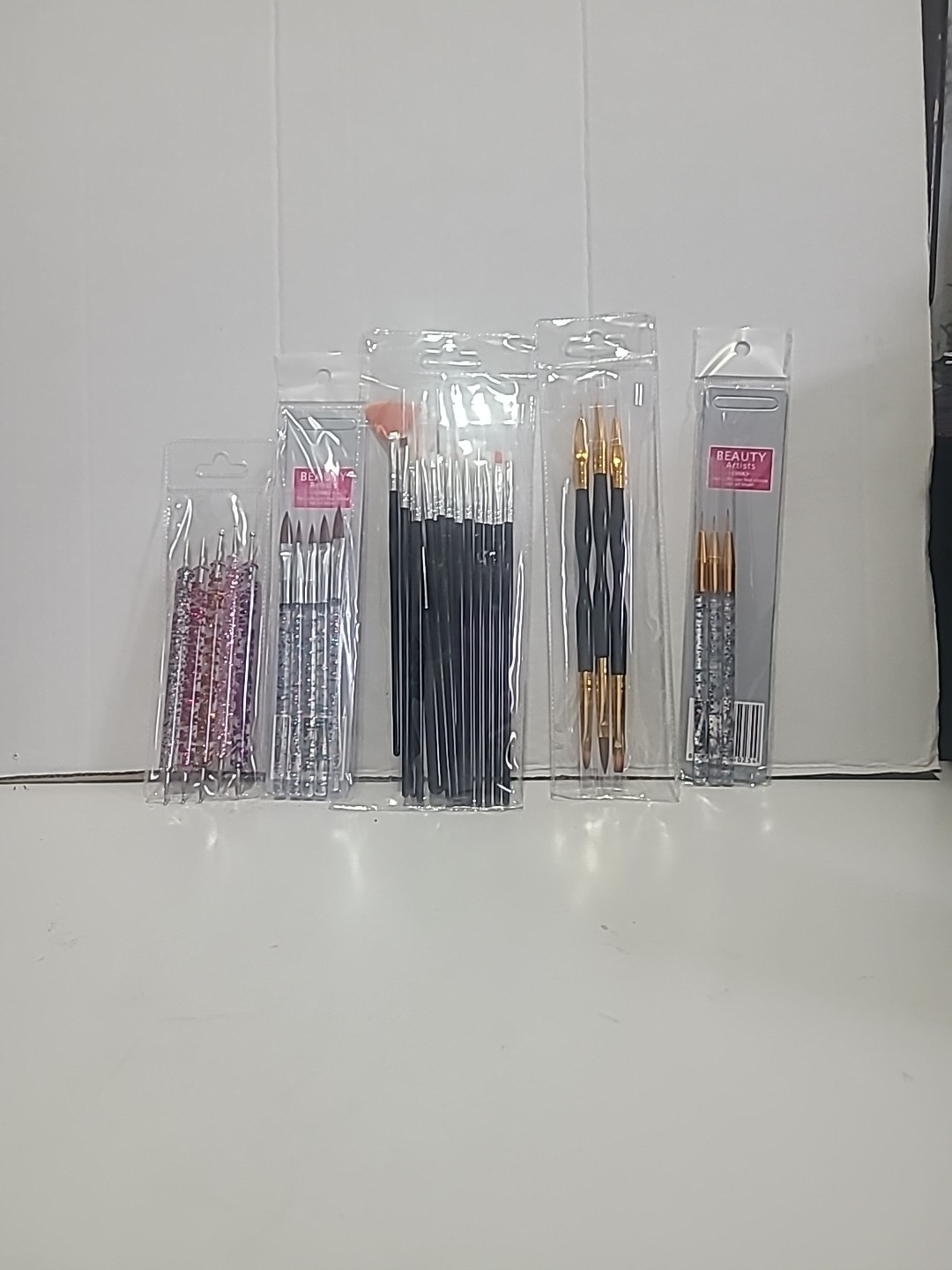 Artdone 31pcs Nail Art Brushes, Tool Set,Nail Dotting Tools, Dust, Stripping