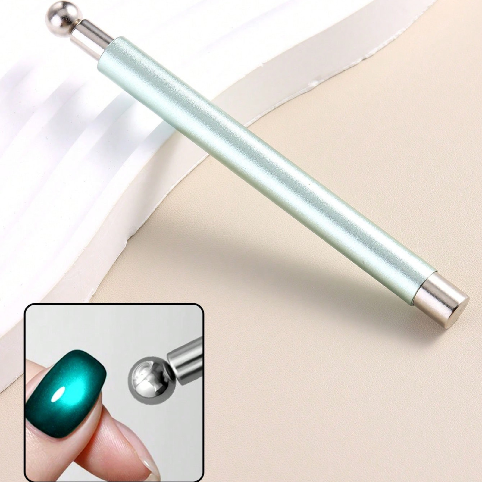 2in1 Nail Magnetic Stick Cat Eye Magnetic Nail Art Tool For Gel Nail Art Design