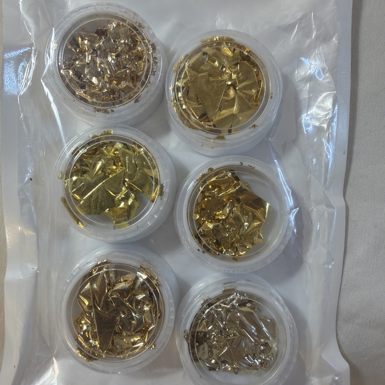 Gold Foil Flakes for Nail Decor