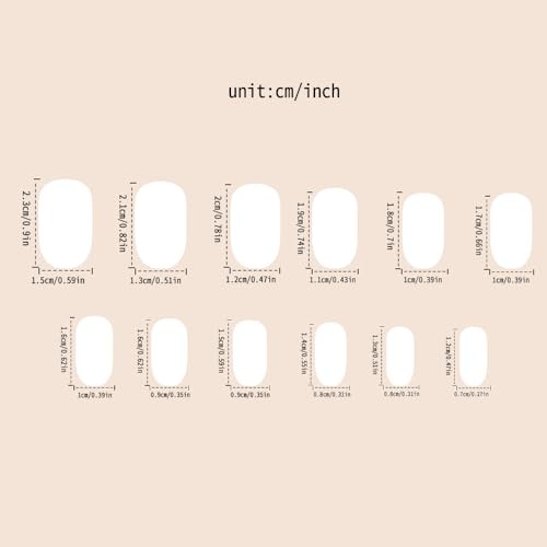 Brown Press On Nails Medium Almond Shape Leopard Fake Nails with style20
