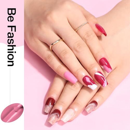 Fingernail Nail Polish Set: 15 Color 0.02 Fl Oz (Pack of 15) A1-Rose Queen