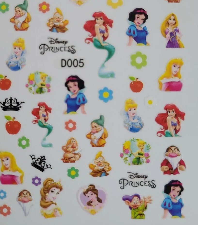 Disneys Princess Nail Stickers
