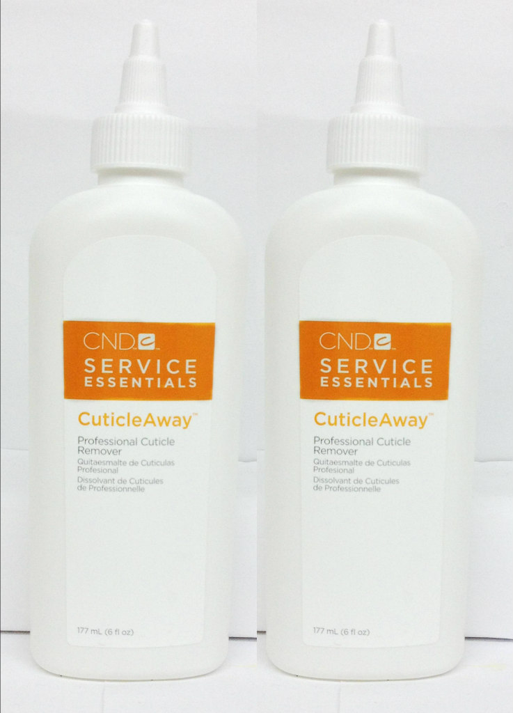 CUTICLE AWAY 6oz/177ml – cnd- Cuticle Remover- Lot of 2 free gift