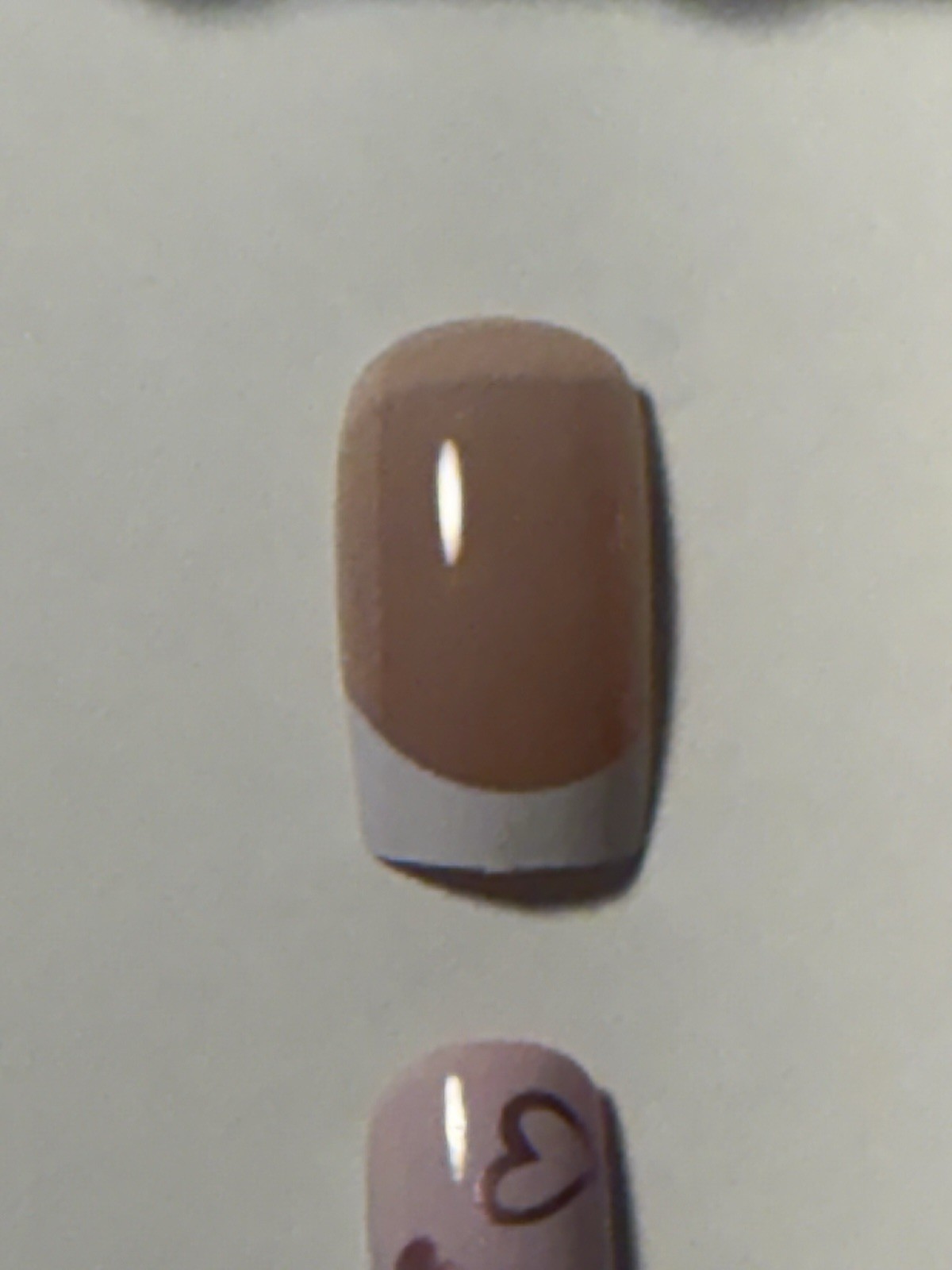 3-Pack Press-On Nails with Nail Charms – Nude, Heart, and Swirl Designs | 3D Nai
