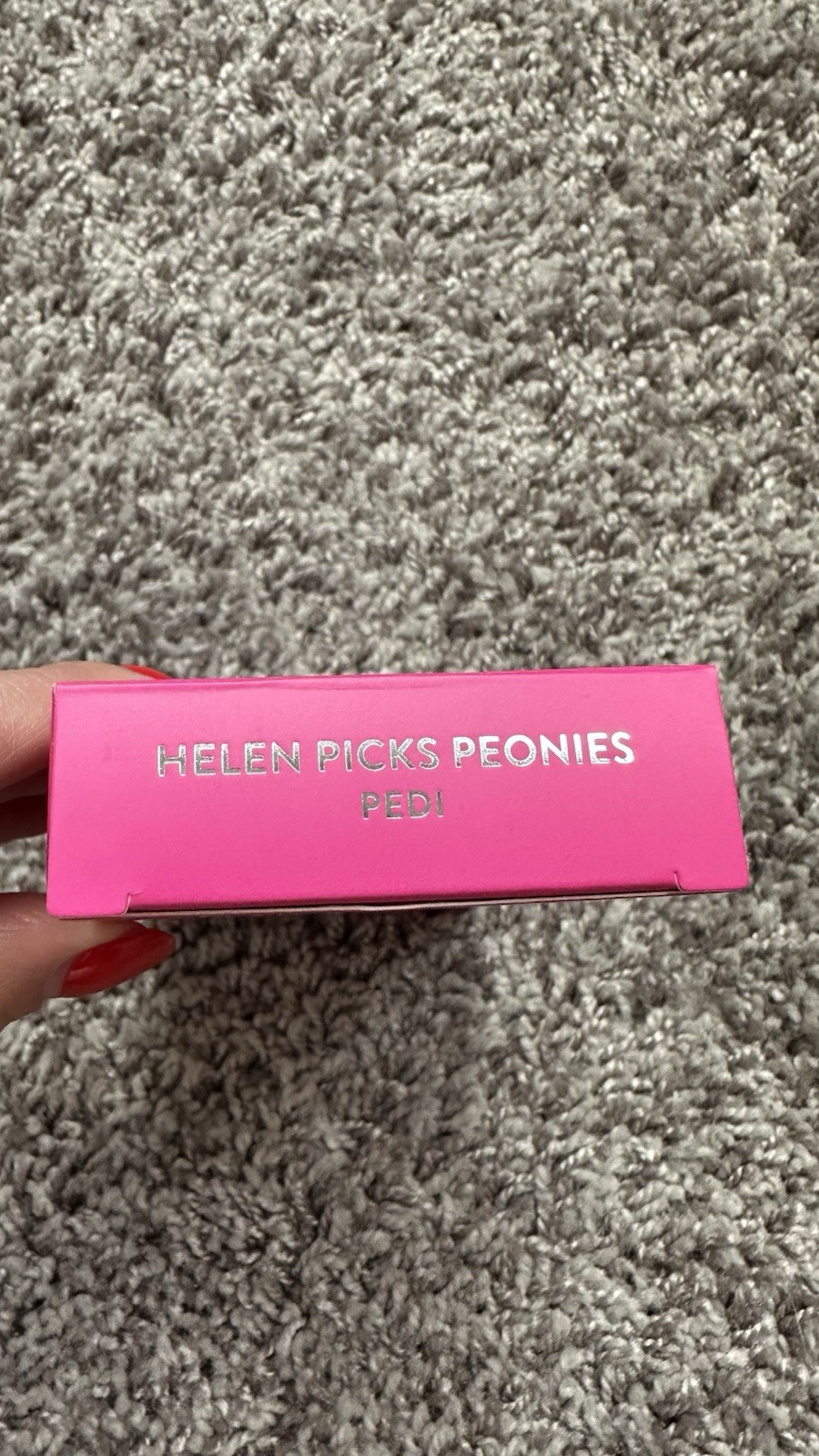 Red Aspen Helen Picks Peonies Nails Dashes For Toes