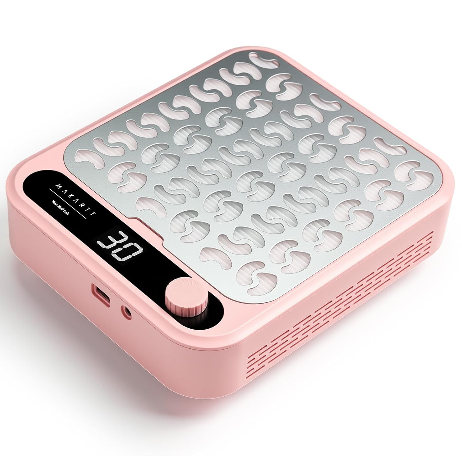 Nail Dust Collector Powerful Suction LED Display Speed Control Pink | Larina Vac