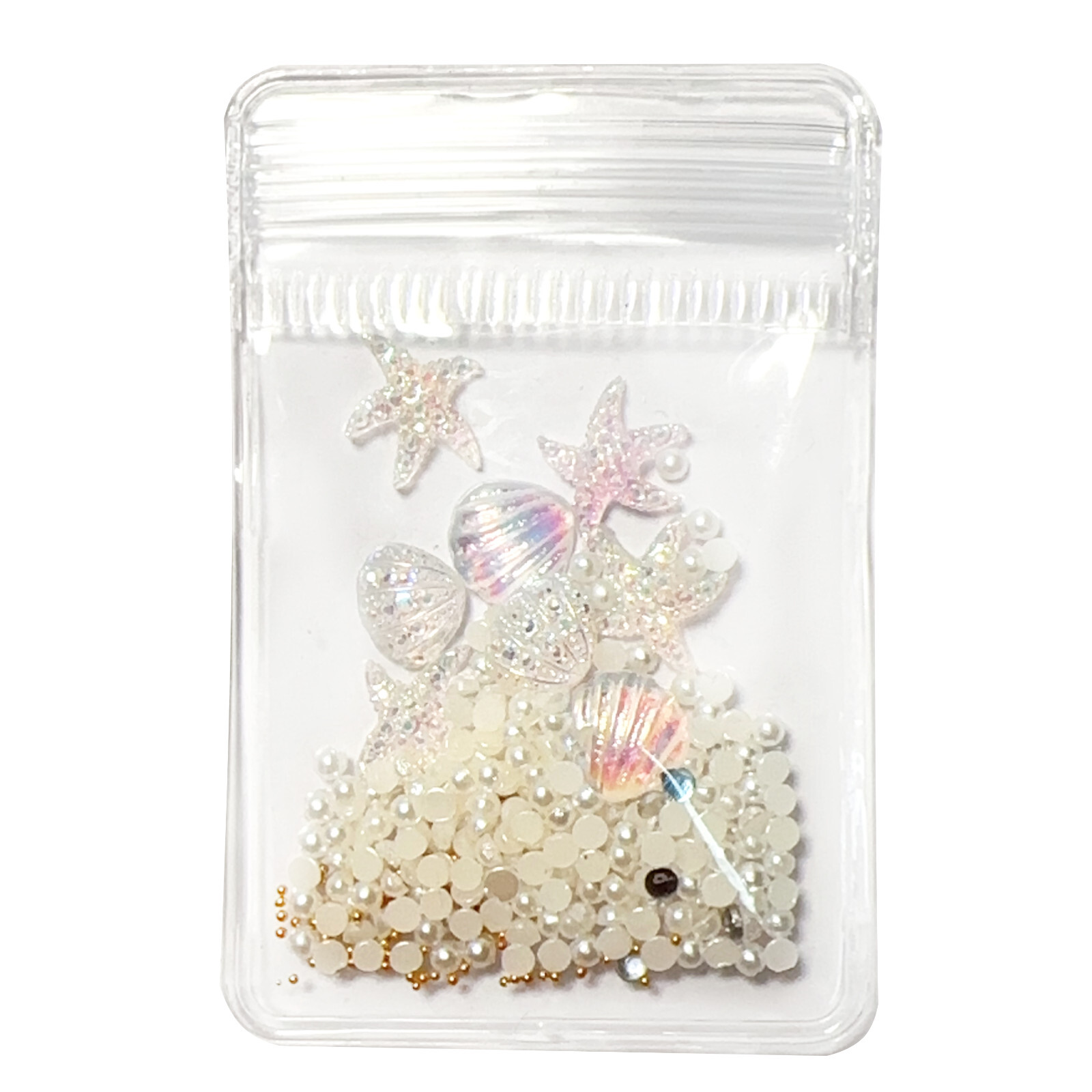 Resin Camellia Flower Nail Charms Starfish Shiny Nail Art Decoration Exquisite
