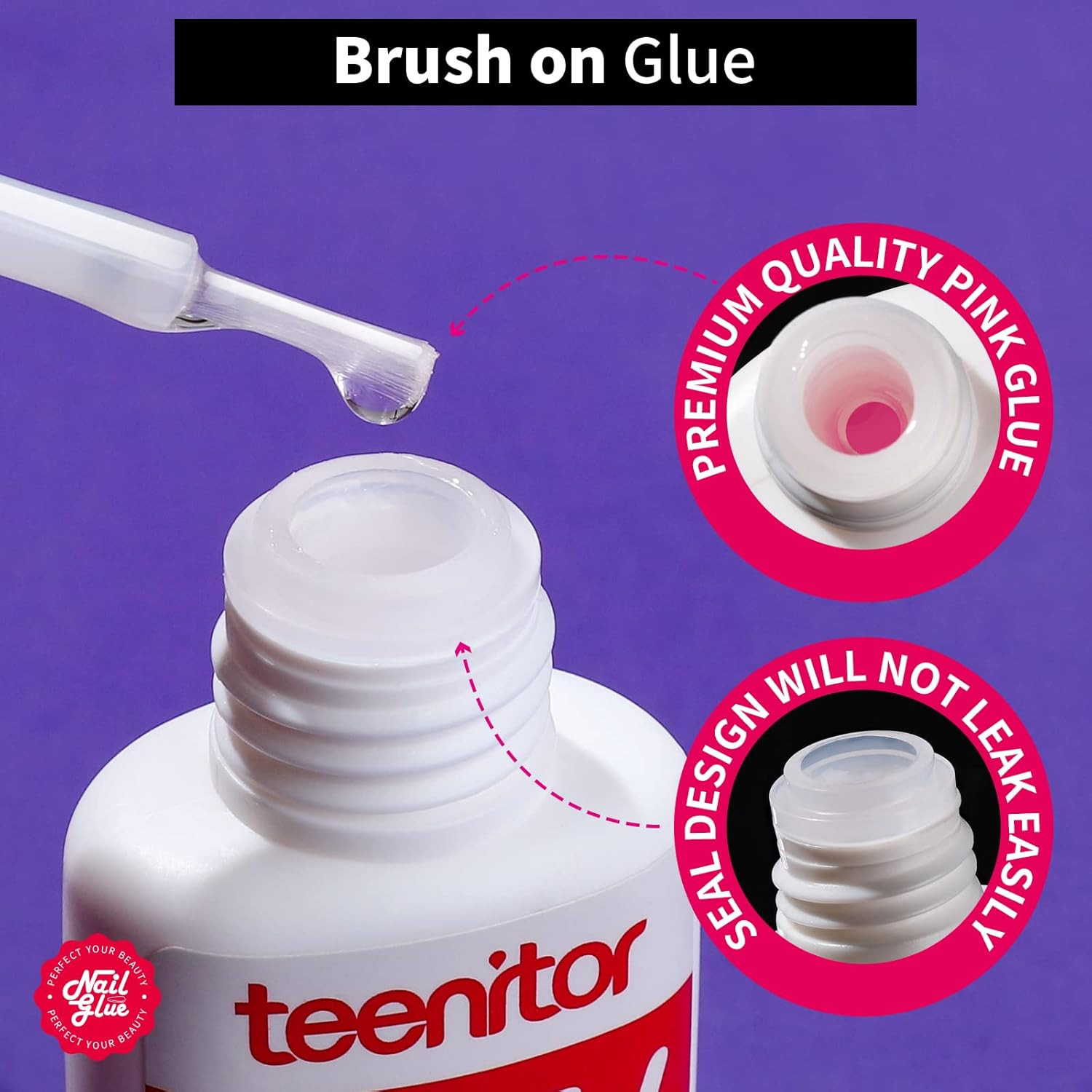 Nail Glue 3 Pack – Strong Adhesive for Press On & Gel Nails