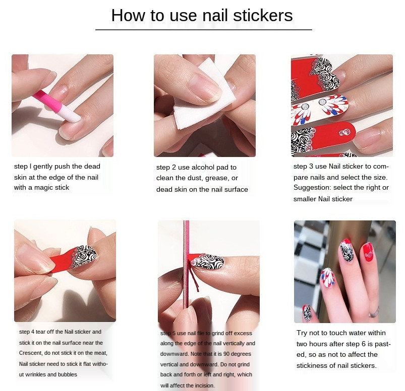 Nail Wraps Leopard Bunny Stickers Polish Manicure Art Self Stick Decor USA NH5