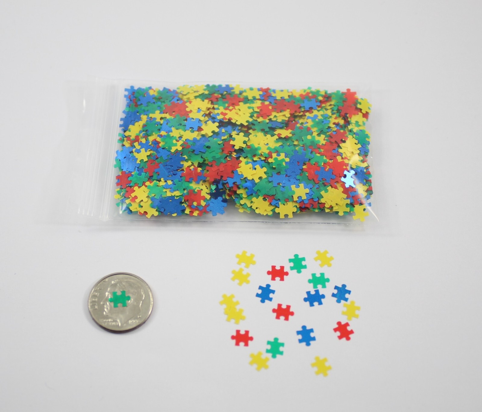 Autism Puzzle Piece Shaped Solvent Resistant Glitter For Resin-Tumblers-Crafts
