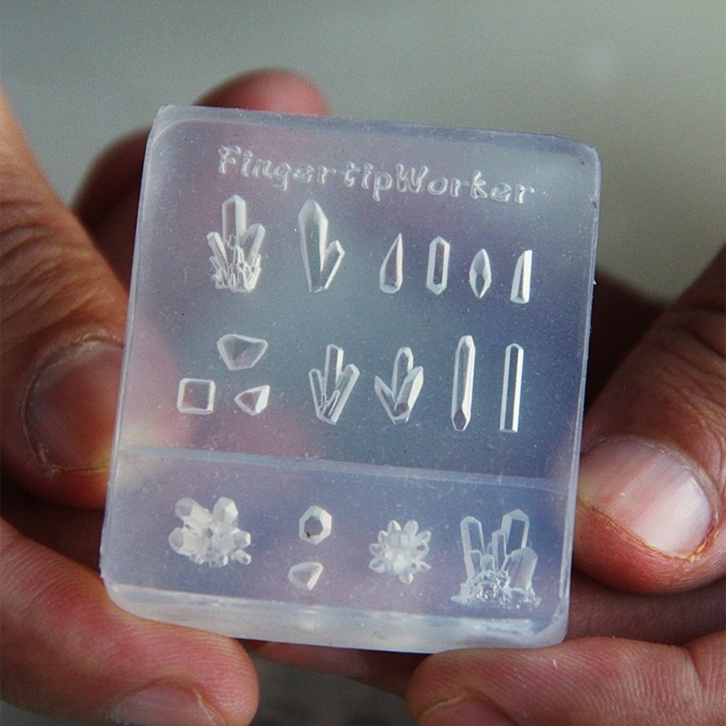 Flexible Nail Art Mold Crystal Stone Manicure Mould for Nail Art Enthusiasts