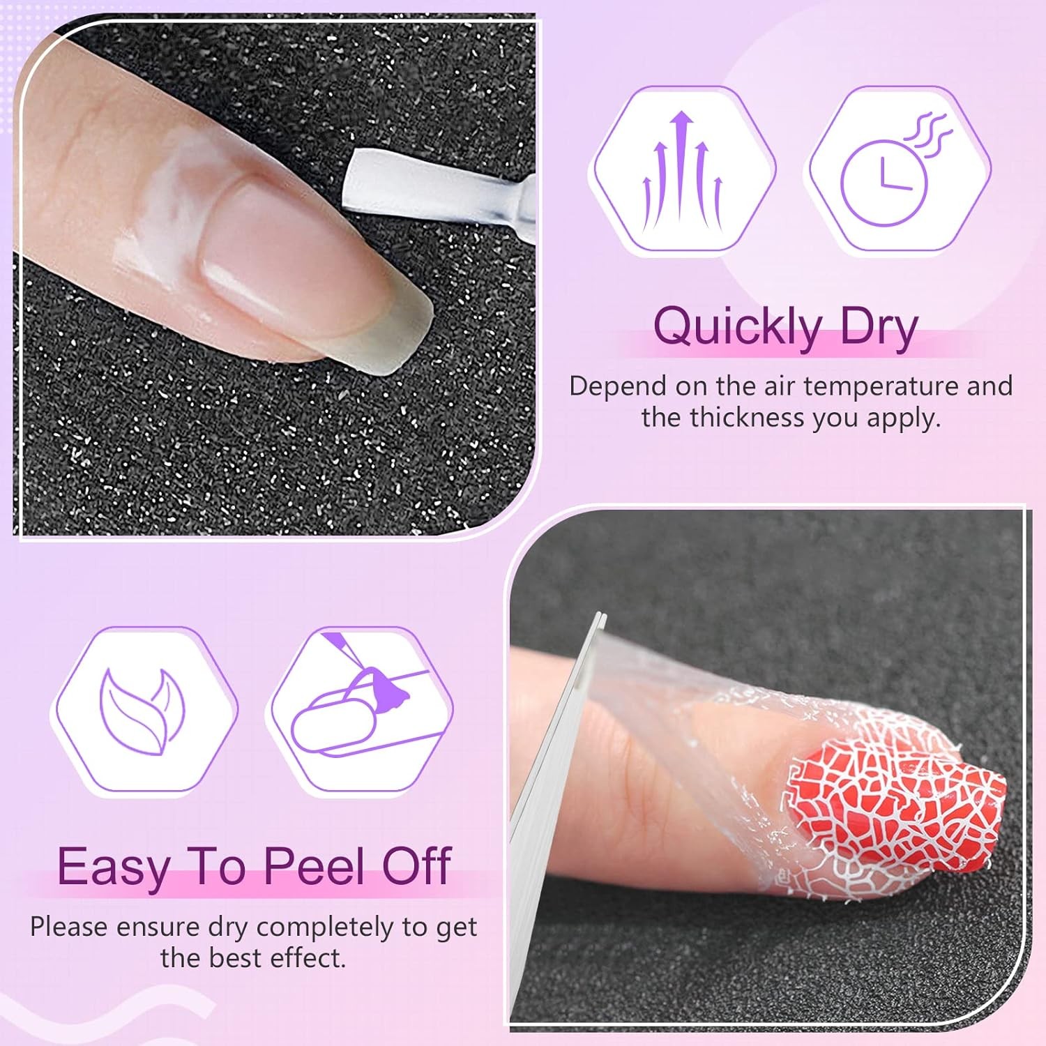 Nail Cleaning Tool: No-Touch Nail Cleaner Tools Wood Stp Set