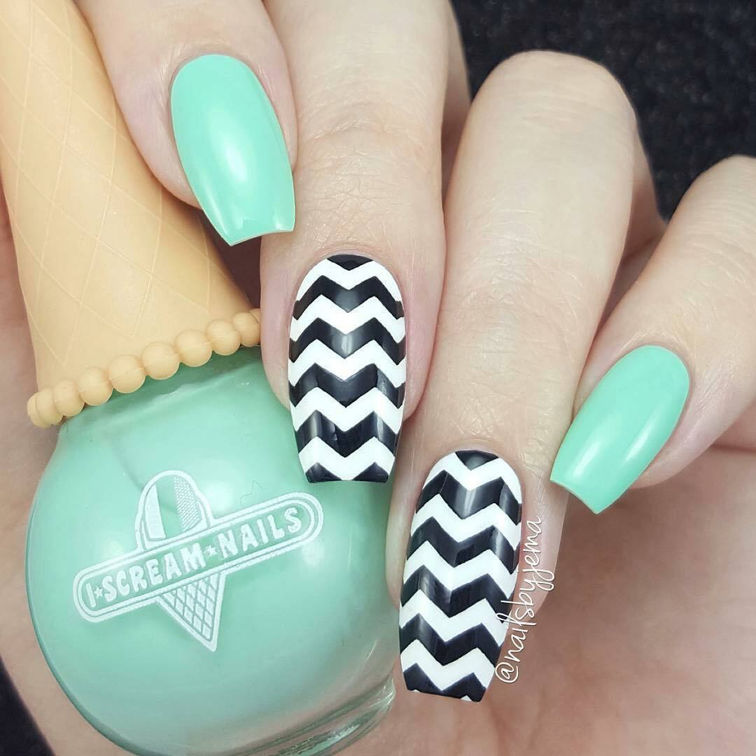 Zig zag tape for nail art, chevron stickers for nails, nail vinyls