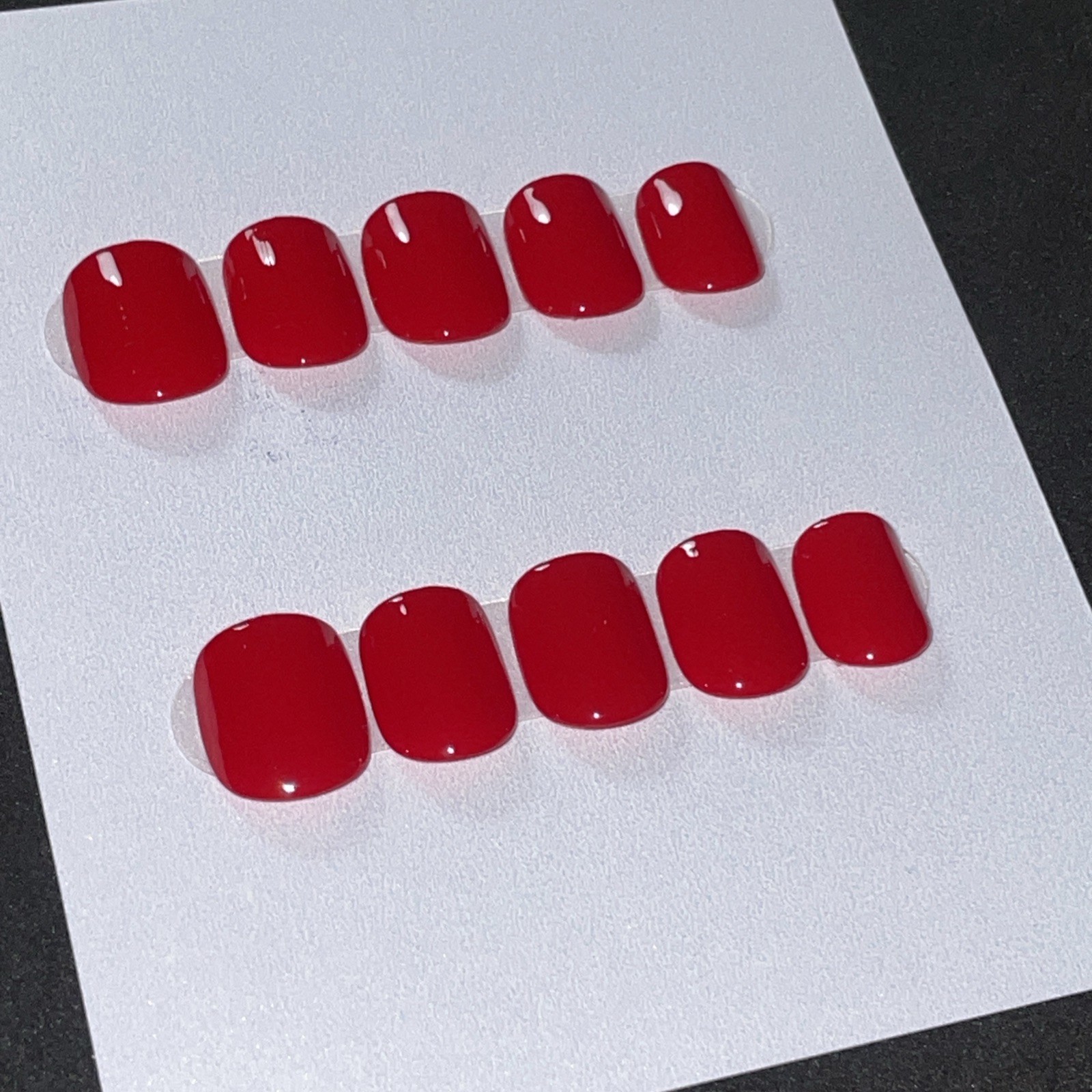10 Handmade Press-on Nails ~ Number 55 ~ Size Extra Small ~