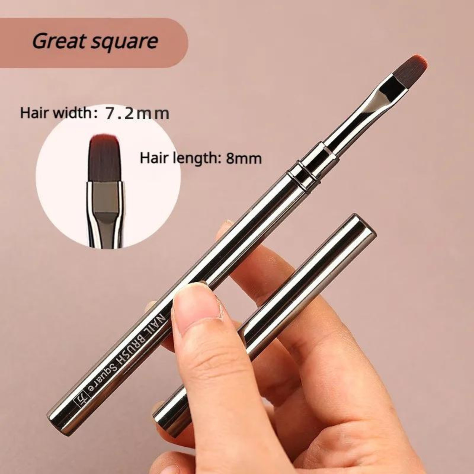 Painting Liner Brush Gel Polish Precision Nail Art Thin Drawing Pen 6/9/12/18mm