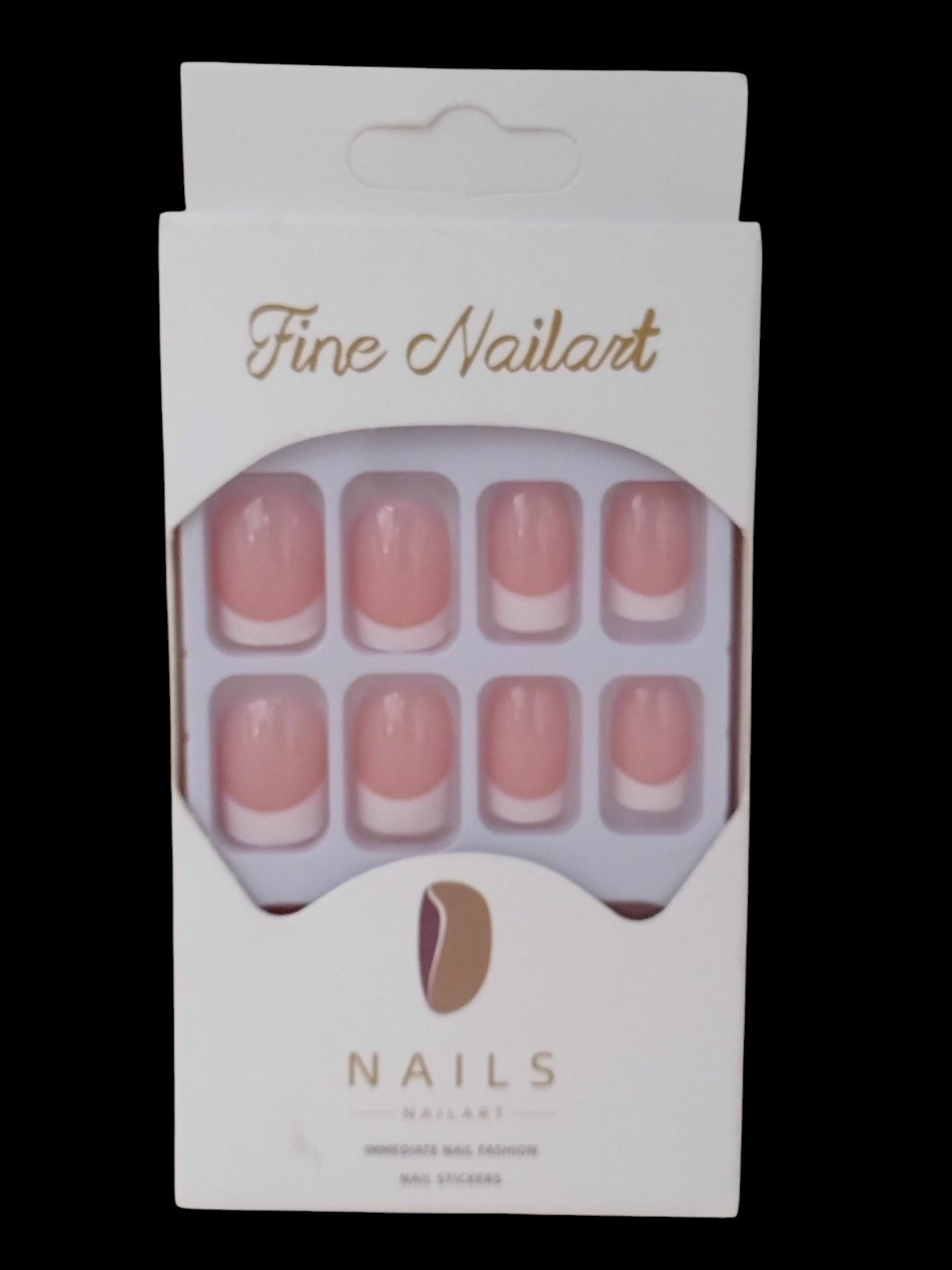 FINE NAILS ART Nailart Immediate Nail Fashion NAIL STICKERS French Tip Manicure