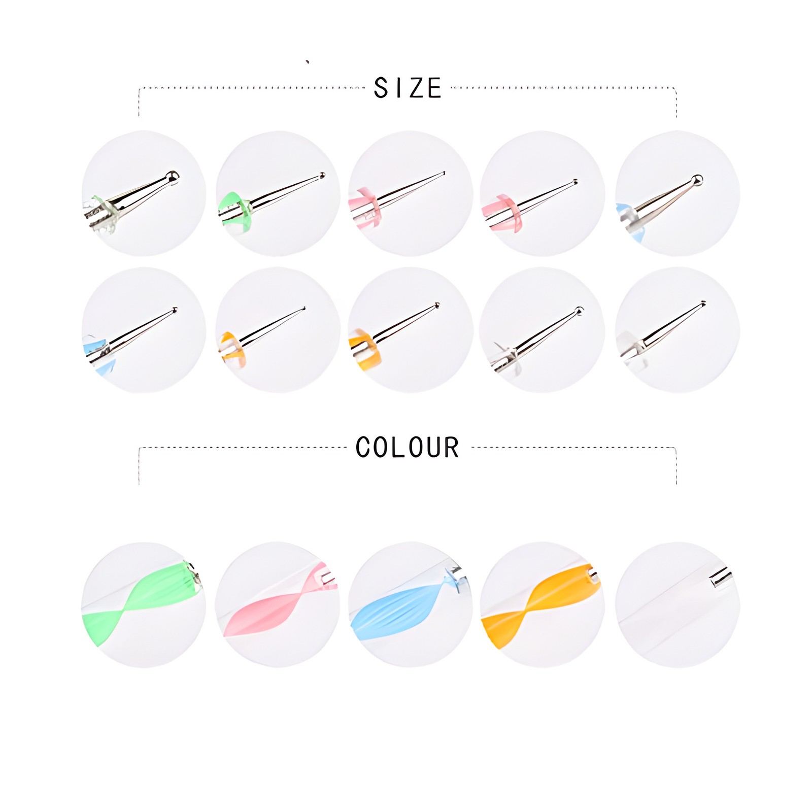 20pc Set Nail Art Design Dotting Painting Drawing Polish Brush Pen Tools White