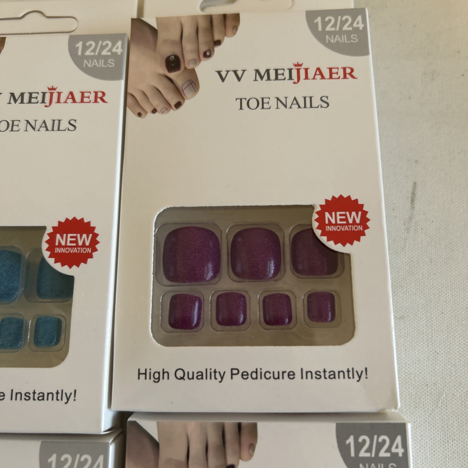 Lot Of 4 VV MEIJIAER Toe Nails (GG)